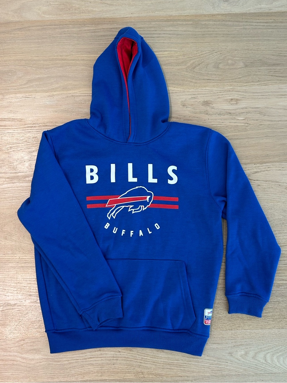 NFL Blue and Red Buffalo Bills Hoodie - Men's
